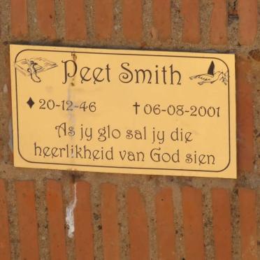 SMITH Peet 1946-2001