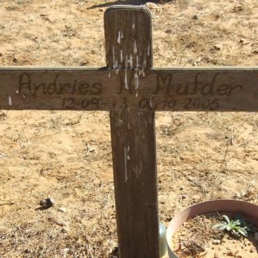 MULDER Andries H. 1913-2005