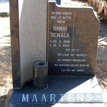 MAARTENS Dawid Schalk 1936-2002