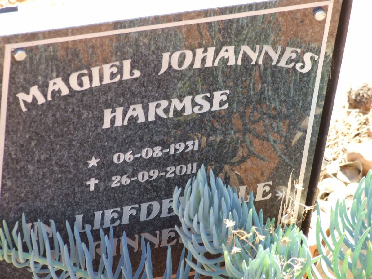 HARMSE Magiel Johannes 1931-2011