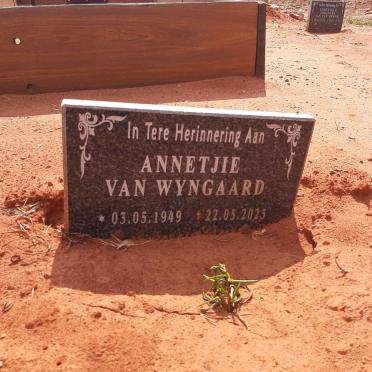 WYNGAARD Annetjie, van 1949-2023