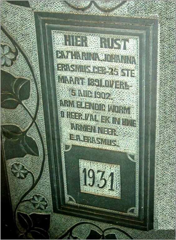 ERASMUS Catharina Johanna 1891-1902