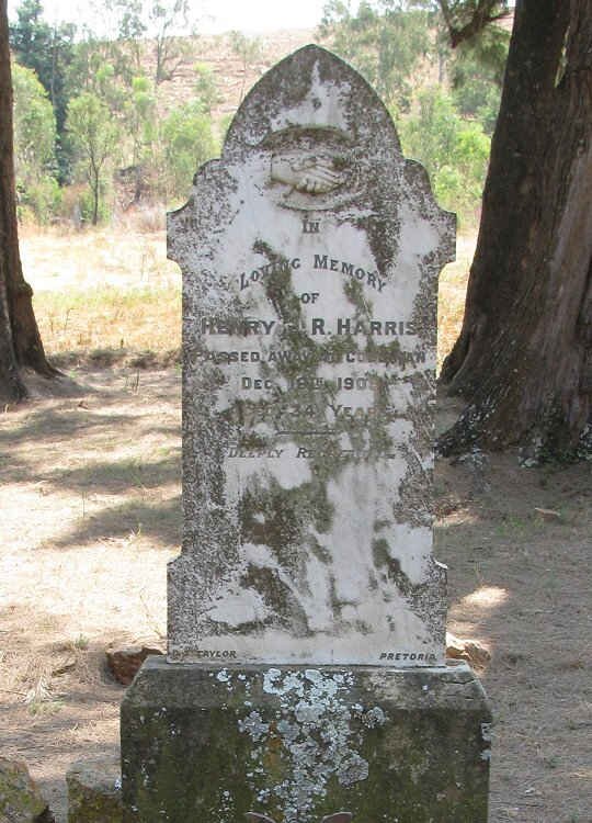 HARRIS Henry R. -1909