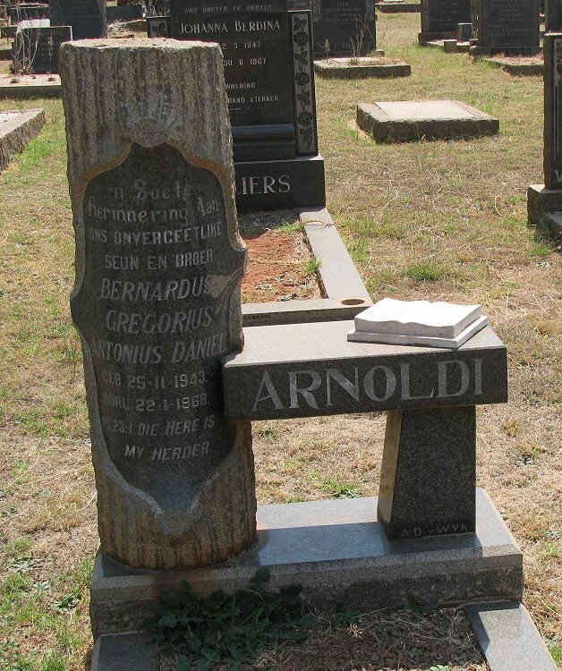 ARNOLDI Bernardus Gregorius Antonius Daniel 1943-1968