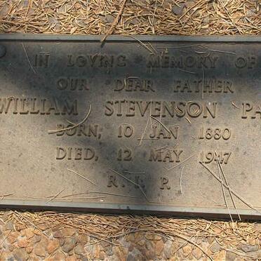 PAGE William Stevenson 1880-1947