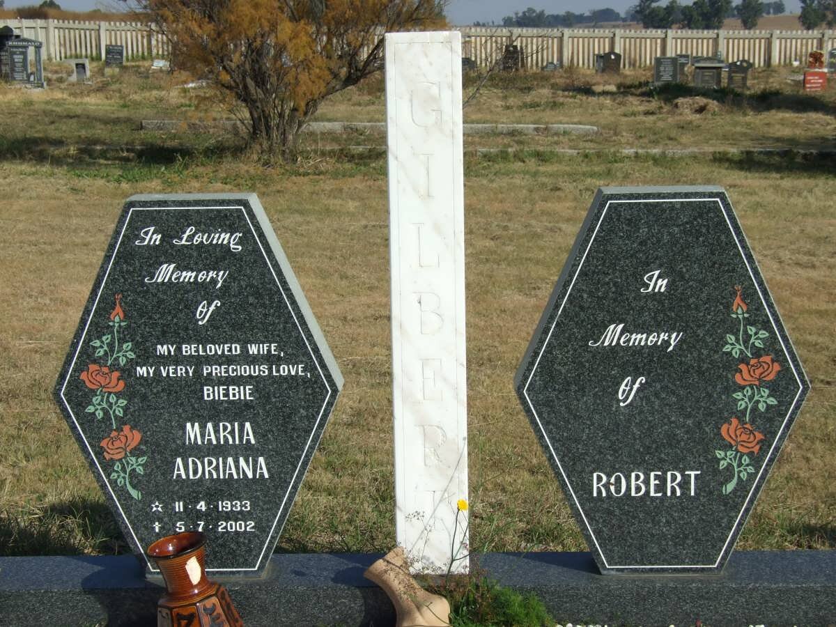 GILBERT Robert :: GILBERT Maria Adriana 1933-2002