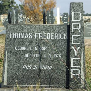 DREYER Thomas Frederick 1894-1976