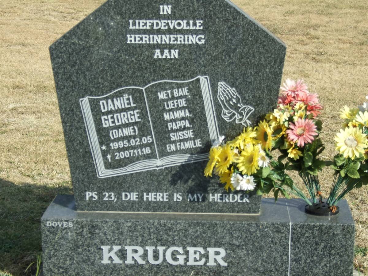 KRUGER Daniël George 1995-2007