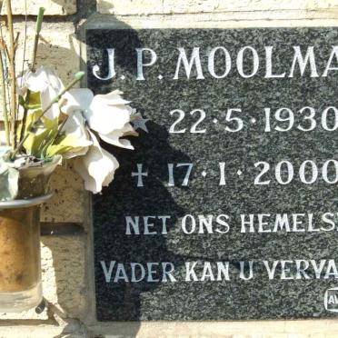 MOOLMAN J.P. 1930-2000