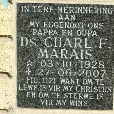 MARAIS Charl F. 1928-2007