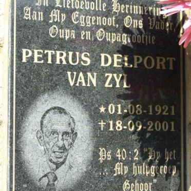 ZYL Petrus Delport, van 1921-2001