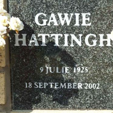 HATTINGH Gawie 1925-2002