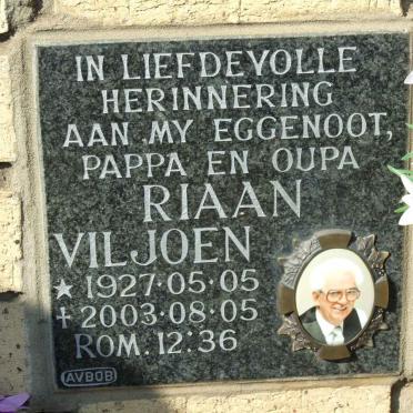 VILJOEN Riaan 1927-2003