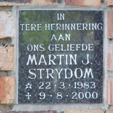 STRYDOM Martin J. 1983-2000