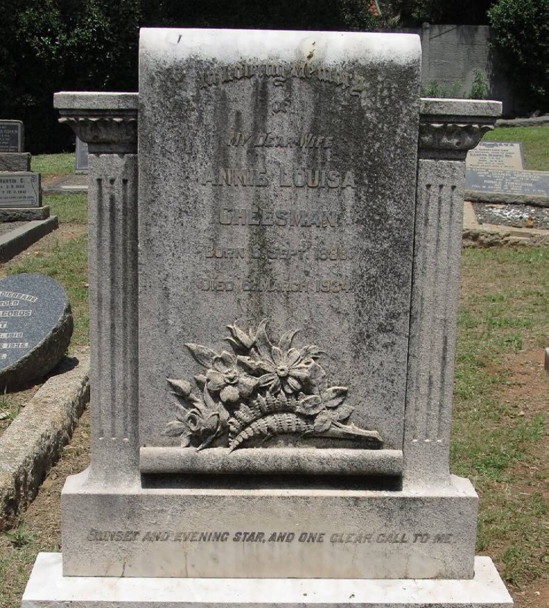 CHEESMAN Annie Louisa 1888-1934