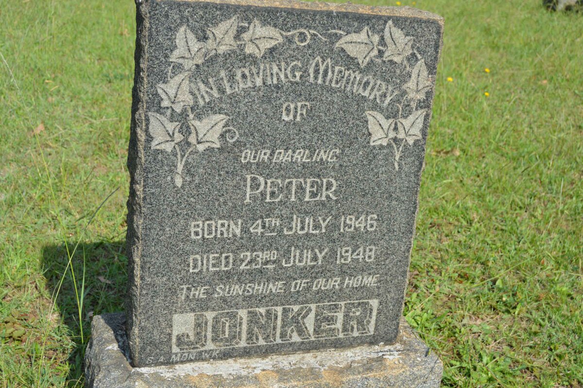 JONKER Peter 1946-1948
