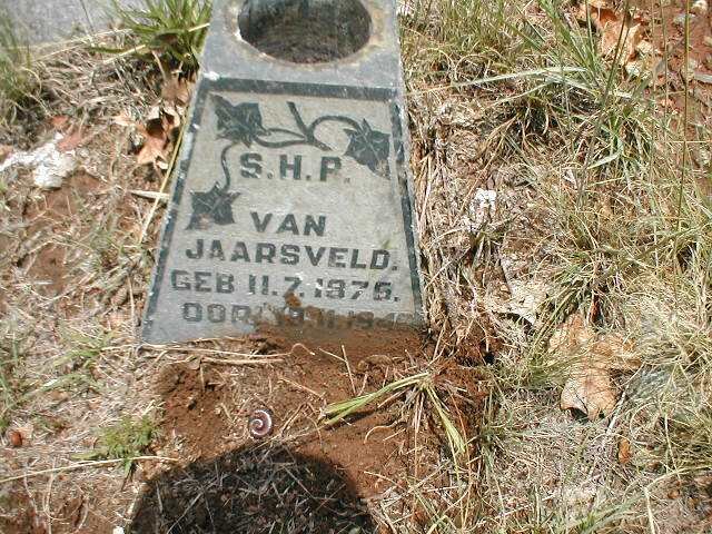 JAARSVELD S.H.P., van 1875-1946