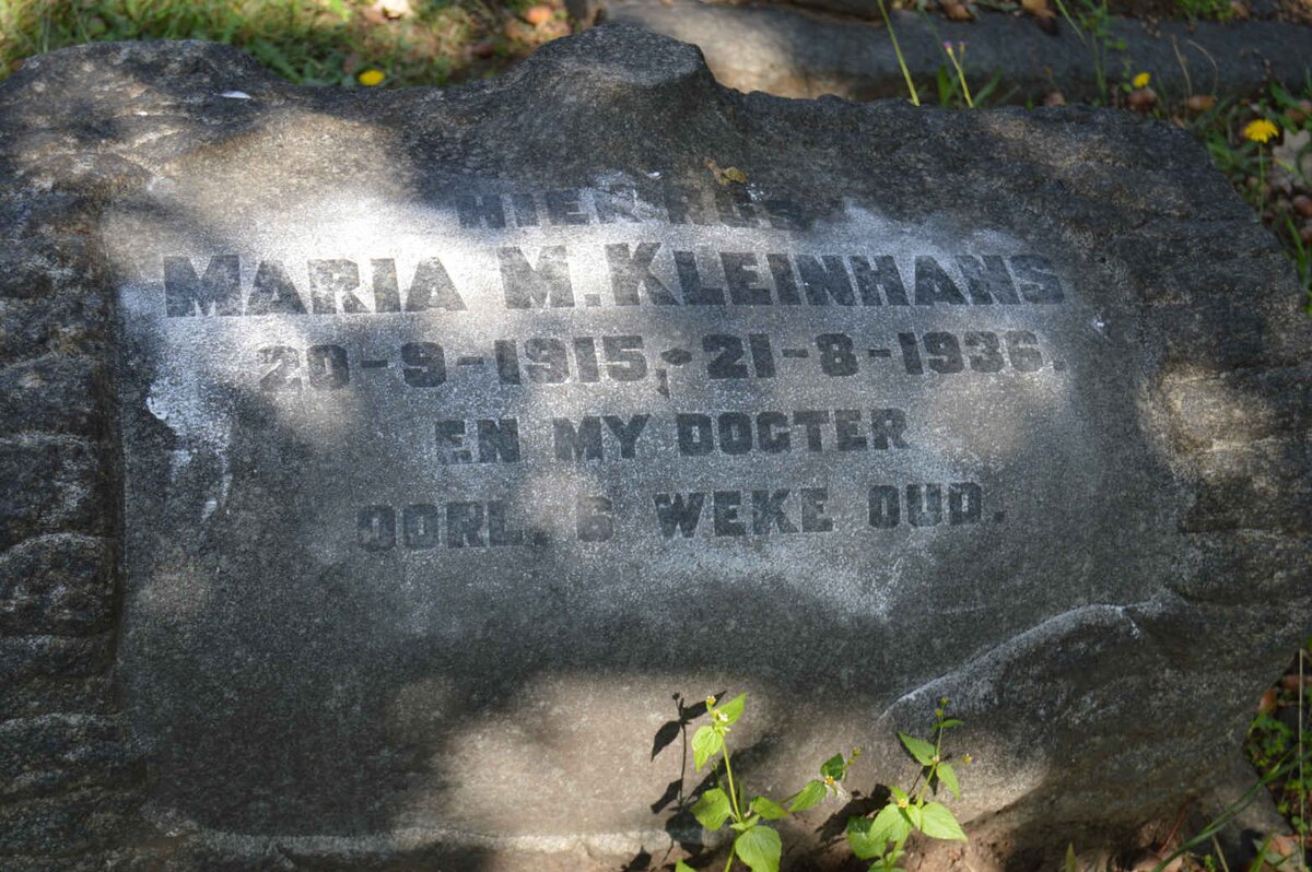 KLEINHANS Maria M. 1915-1936 :: ?