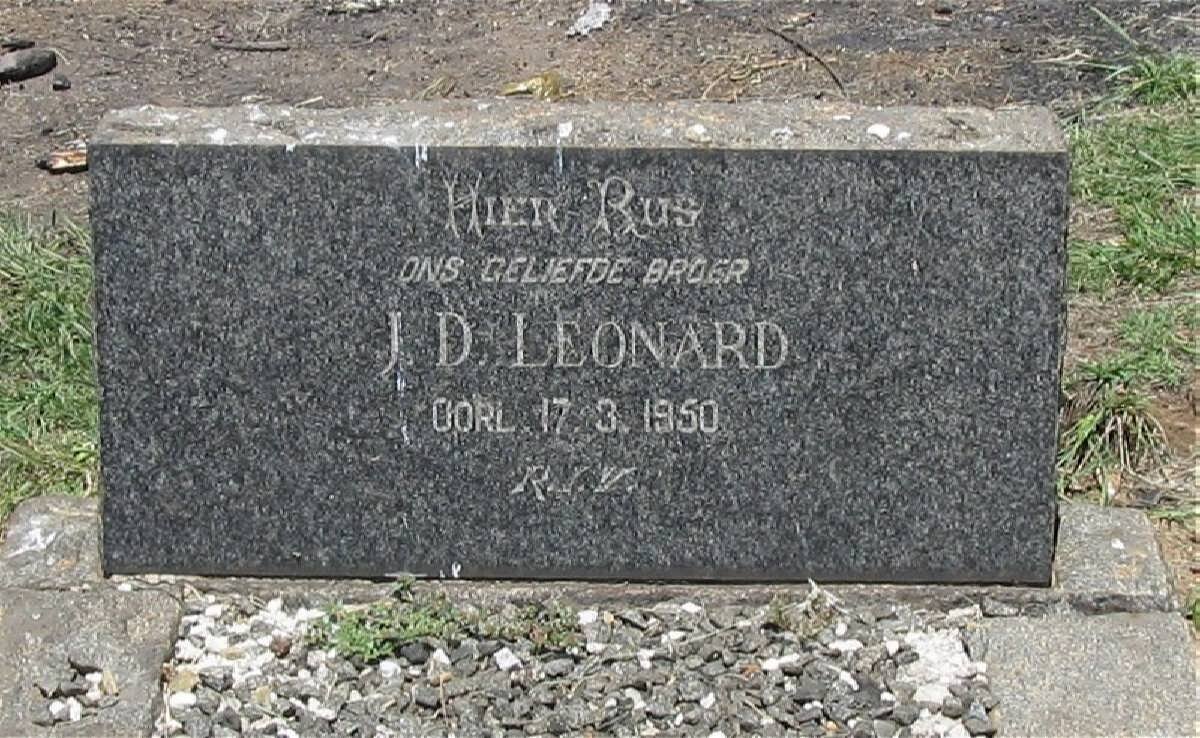 LEONARD J.D. -1950