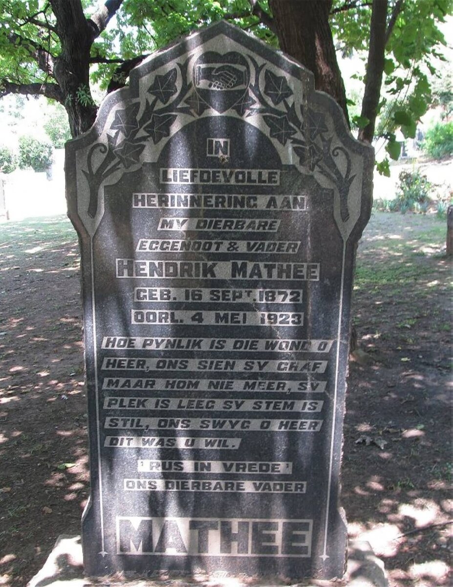 MATHEE Hendrik 1872-1923