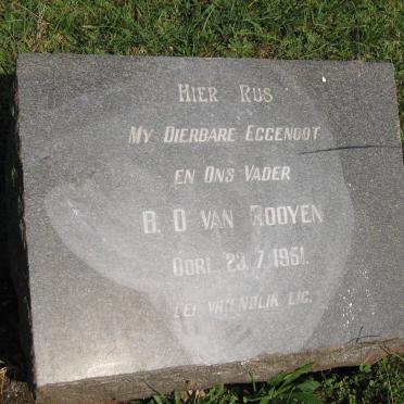 ROOYEN B.D., van -1951