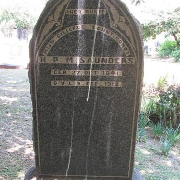 SAUNDERS H.P.M. 1841-1912