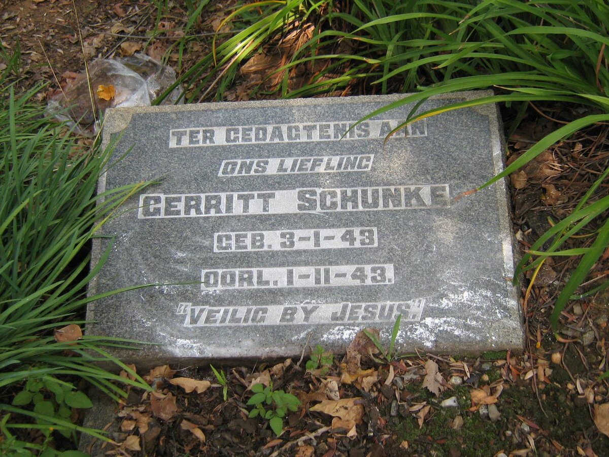 SCHUNKE Gerritt 1943-1943