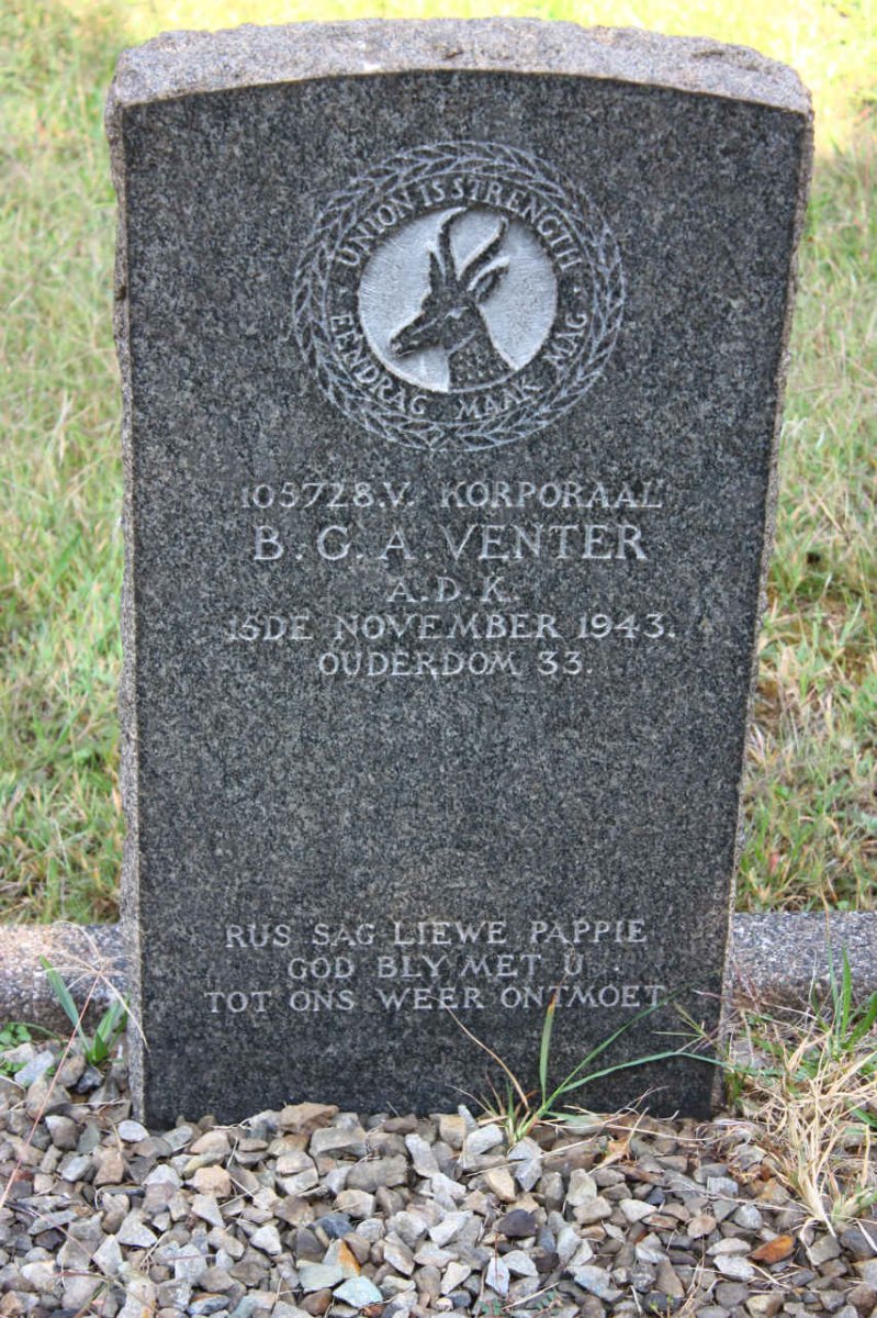 VENTER B.G.A. -1943