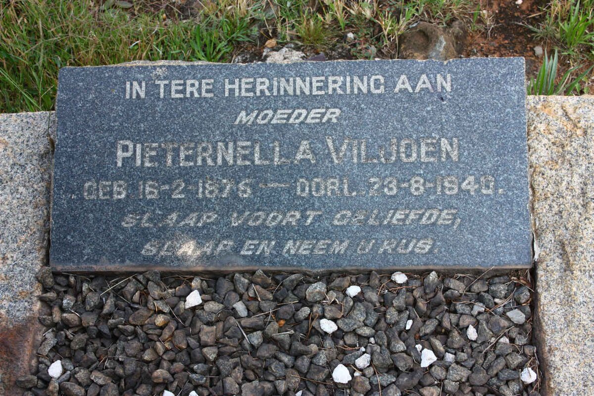 VILJOEN Pieternella 1875-1940