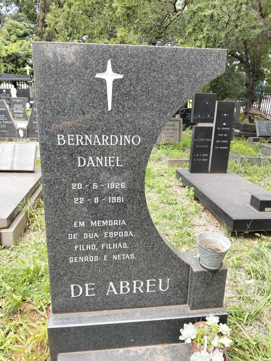 ABREU Bernardino Daniel, de 1926-1981