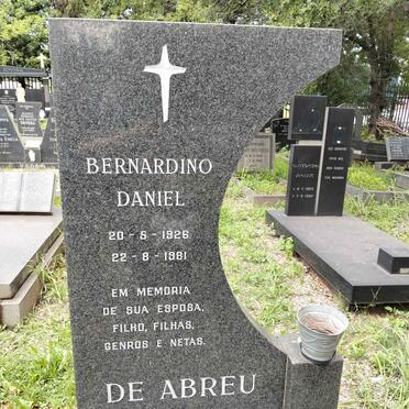 ABREU Bernardino Daniel, de 1926-1981