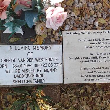 ANDERSON Errol Ivor Clarke Jimmy 1941-2005 :: VAN DER WESTHUIZEN Cherise 1984-2012