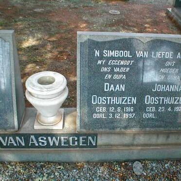ASWEGEN Hermanus, van 1914-1968 :: OOSTHUIZEN Daan 1916-1997 & Johanna 1925- _2