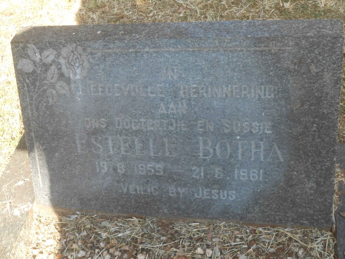 BOTHA Estelle 1959-1961
