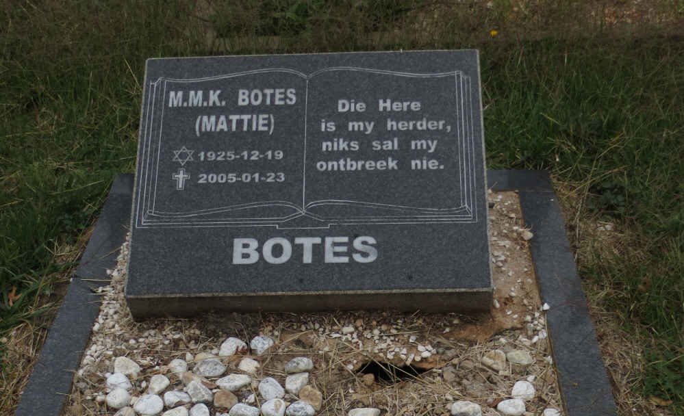 BOTES M.M.K. 1925-2005