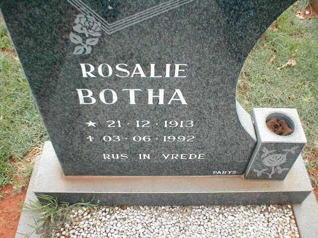 BOTHA Rosalie 1913-1992