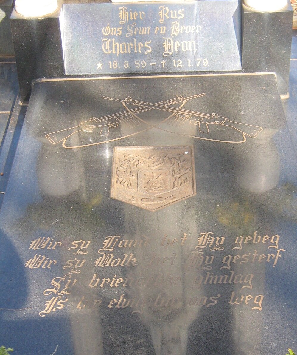 BEKKER Charles Deon 1959-1979 _2