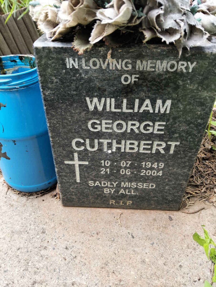 CUTHBERT William George 1949-2004
