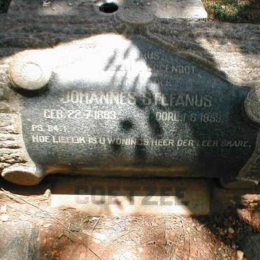 COETZEE Johannes Stefanus 1883-1953