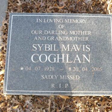 COGHLAN Sybil Mavis 1928-2005