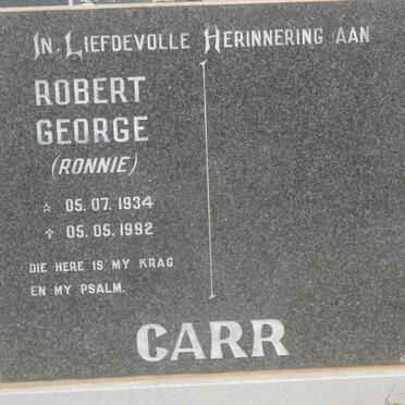 CARR Robert George 1934-1992