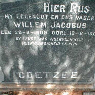 COETZEE Willem Jacobus 1909-1961