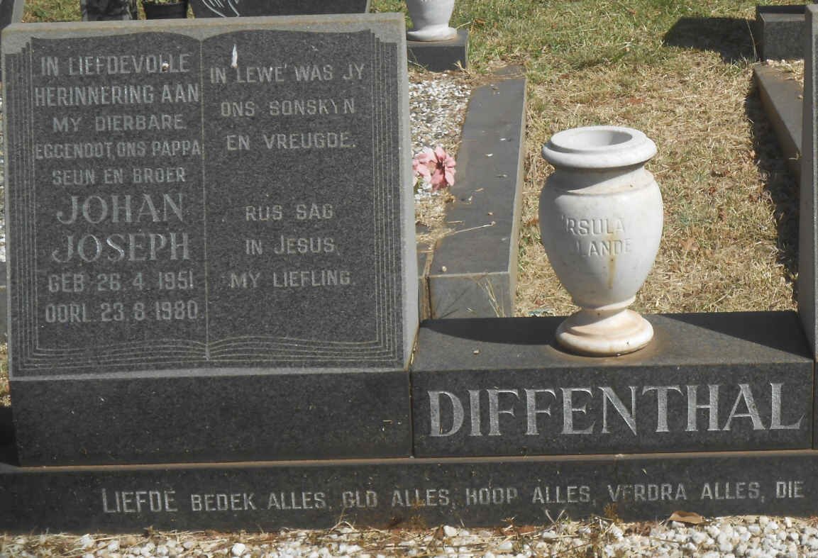 DIFFENTHAL Johan Joseph 1951-1980