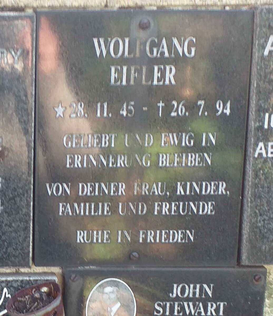 EIFLER Wolfgang 1945-1994