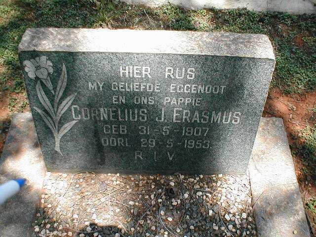 ERASMUS Cornelius J. 1907-1953