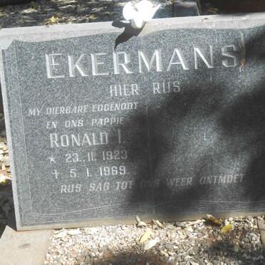 EKERMANS Ronald I. 1923-1969