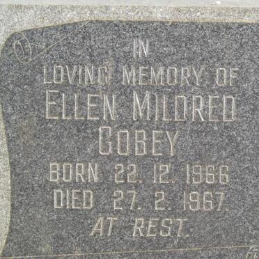 GOBEY Ellen Mildred 1966-1967