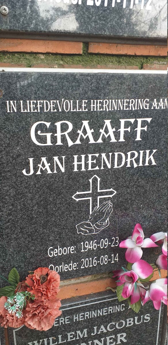 GRAAFF Jan Hendrik 1946-2016