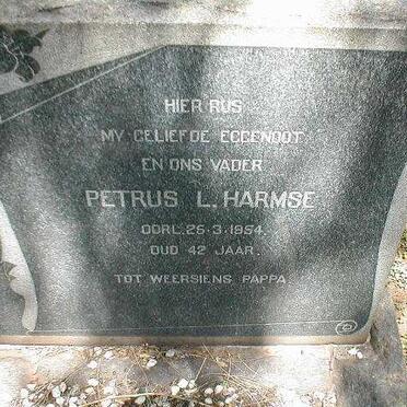HARMSE Petrus L. -1954 &amp; Catharina Elizabeth 1914-2004
