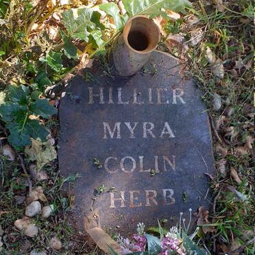HILLIER Myra :: HILLIER Colin :: HILLIER Herb